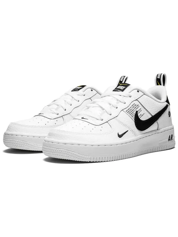 Кроссовки air force 1 '07 lv8 'overbranding' Nike — изображение 3 из 4, белый-черный-желтый