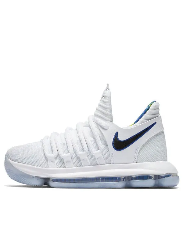 Кроссовки кд 10 Nike — изображение 1 из 4, белый/-золотистый