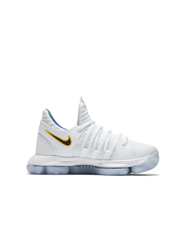 Кроссовки кд 10 Nike — изображение 2 из 4, белый/-золотистый