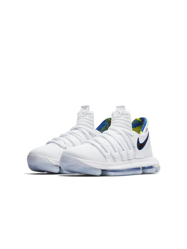 Кроссовки кд 10 Nike — изображение 3 из 4, белый/-золотистый