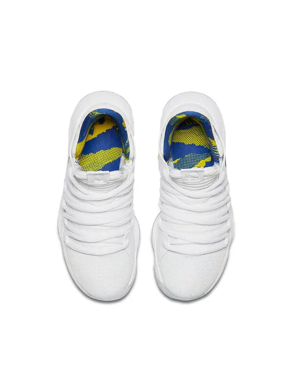 Кроссовки кд 10 Nike — изображение 4 из 4, белый/-золотистый