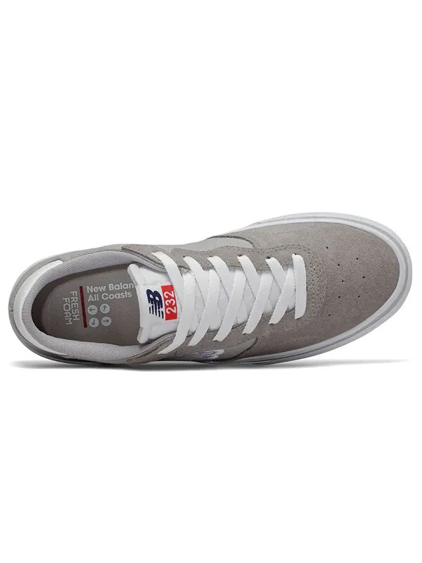 Кроссовки 232 серии унисекс New Balance — изображение 3 из 4, серо-белый
