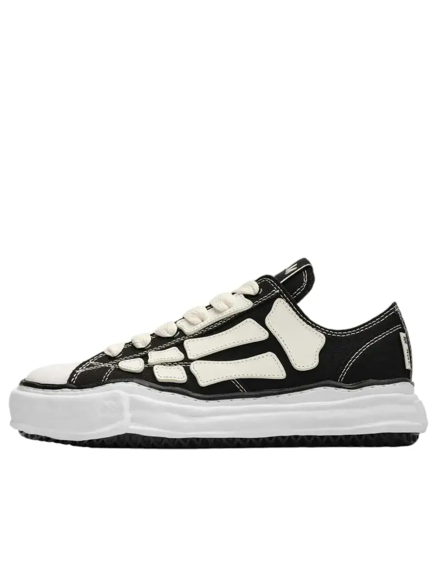 Кроссовки Maison MIHARA YASUHIRO x AMIRI MMY Bones 'Black' — изображение 1 из 3, черный