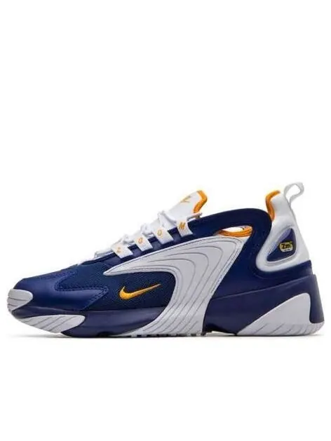 Массивные кроссовки zoom 2k Nike — изображение 1 из 4, темный синий/желтый