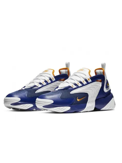 Массивные кроссовки zoom 2k Nike — изображение 3 из 4, темный синий/желтый