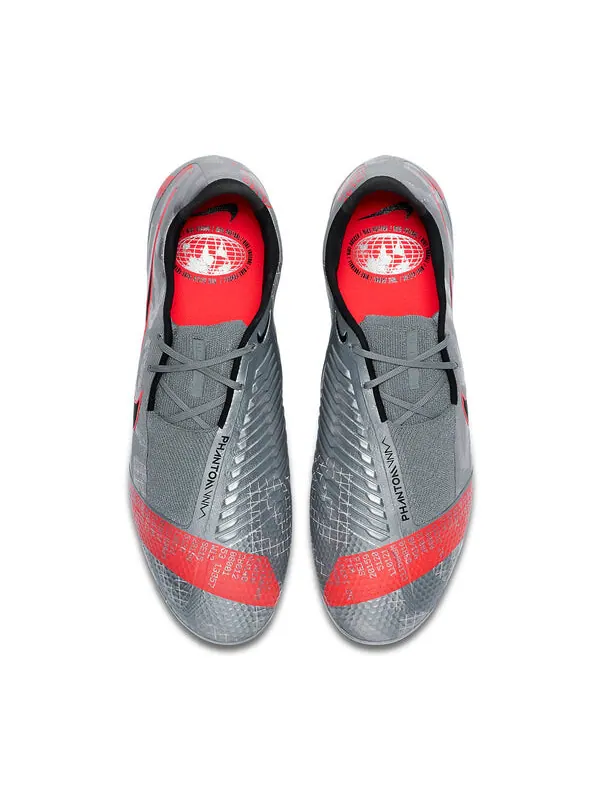 Кроссовки phantom venom elite ag pro 'metallic bomber grey laser crimson' Nike — изображение 2 из 4, серый/оранжевый