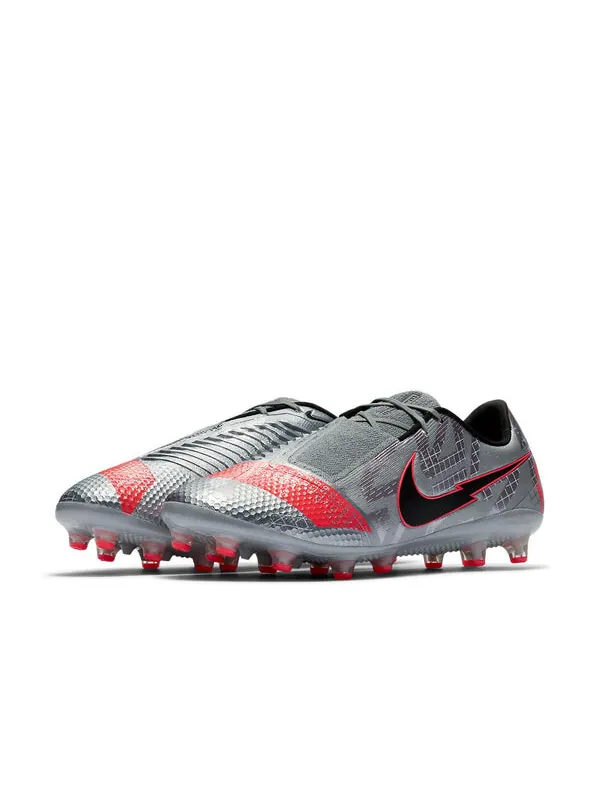 Кроссовки phantom venom elite ag pro 'metallic bomber grey laser crimson' Nike — изображение 4 из 4, серый/оранжевый