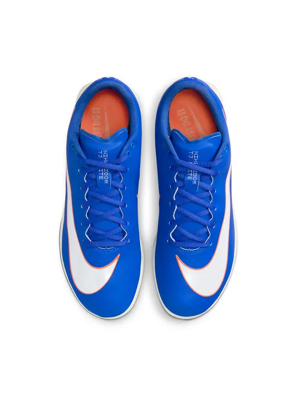 Кроссовки тройной прыжок элита 2 Nike — изображение 4 из 4, синий/оранжевый/белый