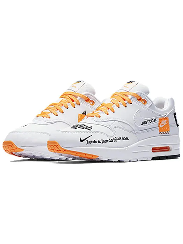 Кроссовки air max 1 Nike — изображение 3 из 4, черный/белый/оранжевый