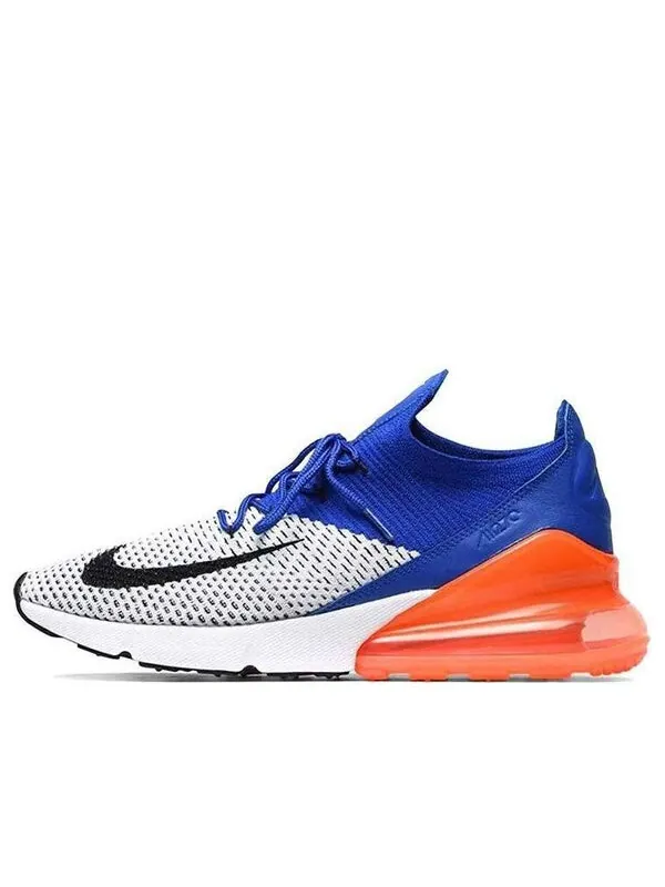 Кроссовки air max 270 flyknit Nike — изображение 1 из 4, белый/черный/синий