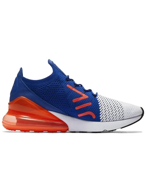 Кроссовки air max 270 flyknit Nike — изображение 2 из 4, белый/черный/синий