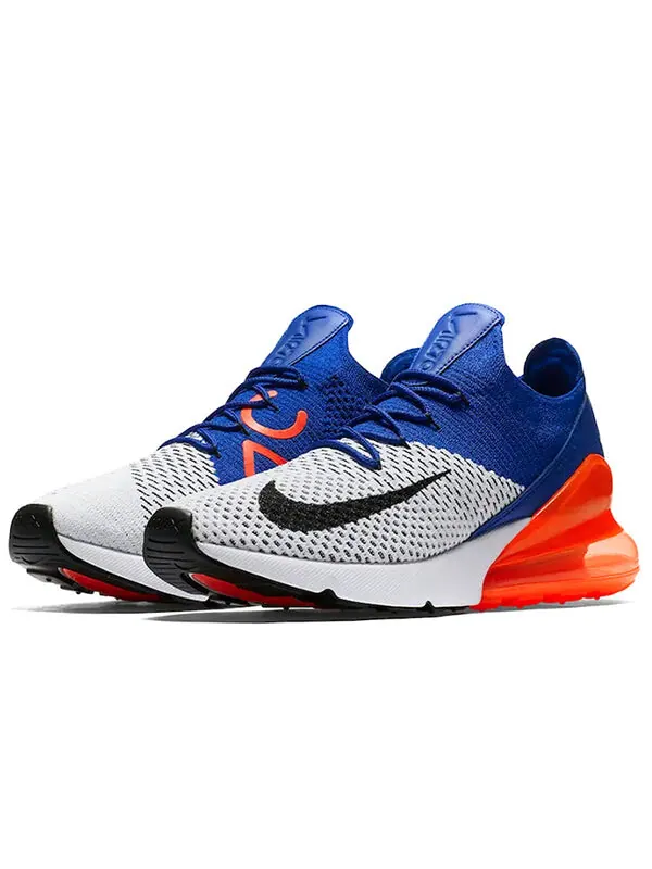 Кроссовки air max 270 flyknit Nike — изображение 3 из 4, белый/черный/синий