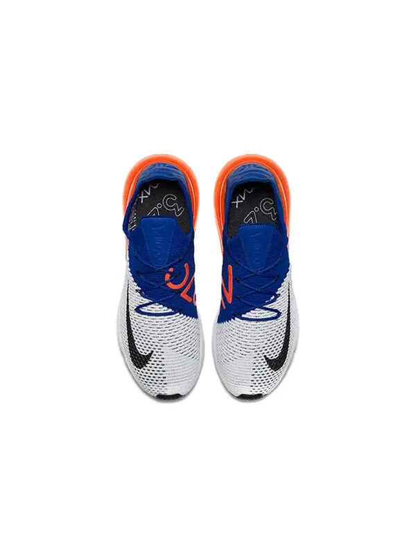Кроссовки air max 270 flyknit Nike — изображение 4 из 4, белый/черный/синий
