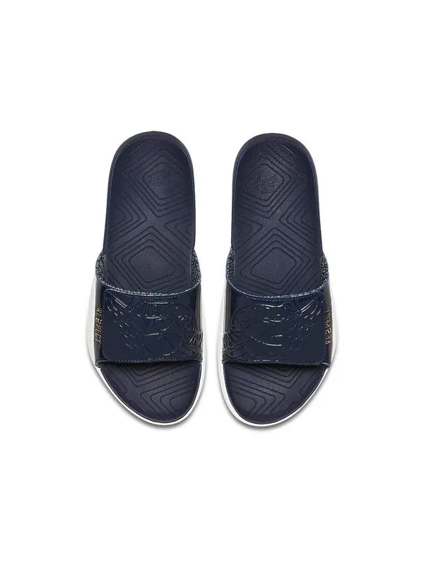 Тапочки hydro 7 slide 're2pect' Air Jordan — изображение 3 из 4, синий