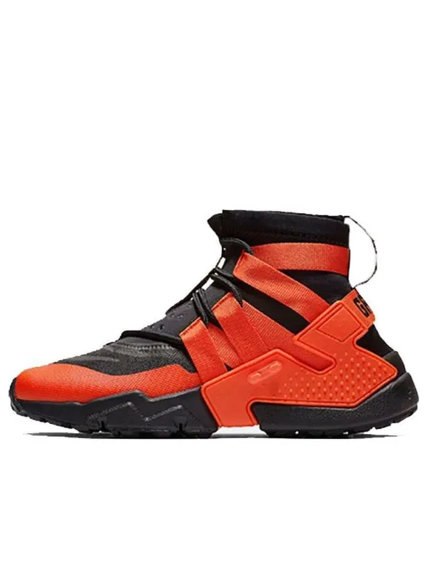 Кроссовки air huarache gripp Nike — изображение 1 из 4, черный/оранжевый-белый