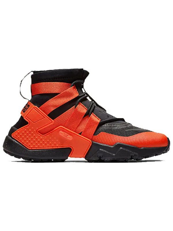 Кроссовки air huarache gripp Nike — изображение 2 из 4, черный/оранжевый-белый