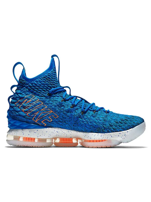 Кроссовки lebron 15 ep Nike — изображение 2 из 4, синий/оранжевый-белый