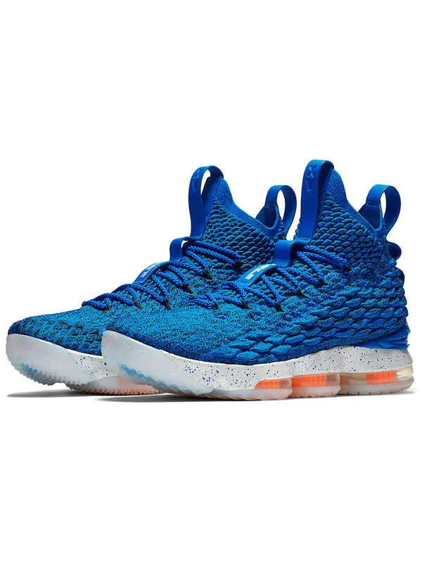 Кроссовки lebron 15 ep Nike — изображение 3 из 4, синий/оранжевый-белый