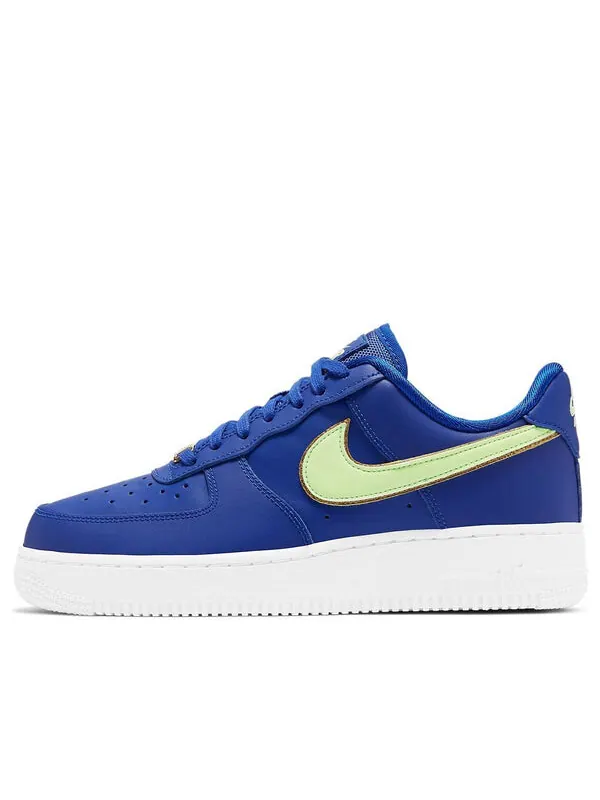 Кроссовки air force 1 '07 ess 'hyper blue volt' Nike — изображение 1 из 4, синий/зеленый