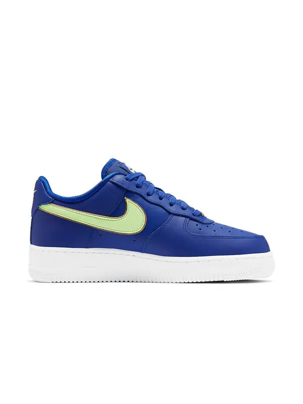 Кроссовки air force 1 '07 ess 'hyper blue volt' Nike — изображение 2 из 4, синий/зеленый