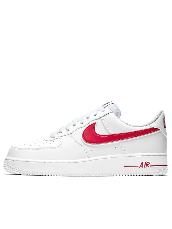 Кроссовки air force 1 low '07 3 'gym red' Nike — изображение 1 из 4, белый/красный