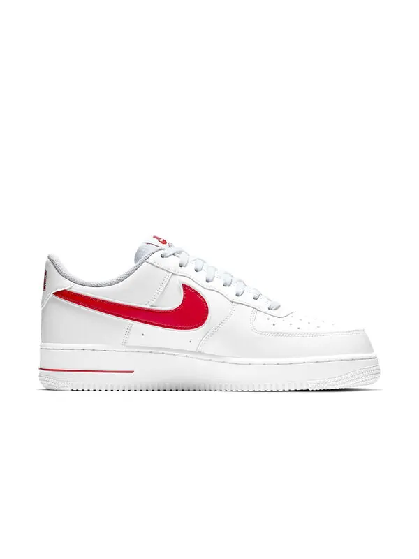 Кроссовки air force 1 low '07 3 'gym red' Nike — изображение 2 из 4, белый/красный