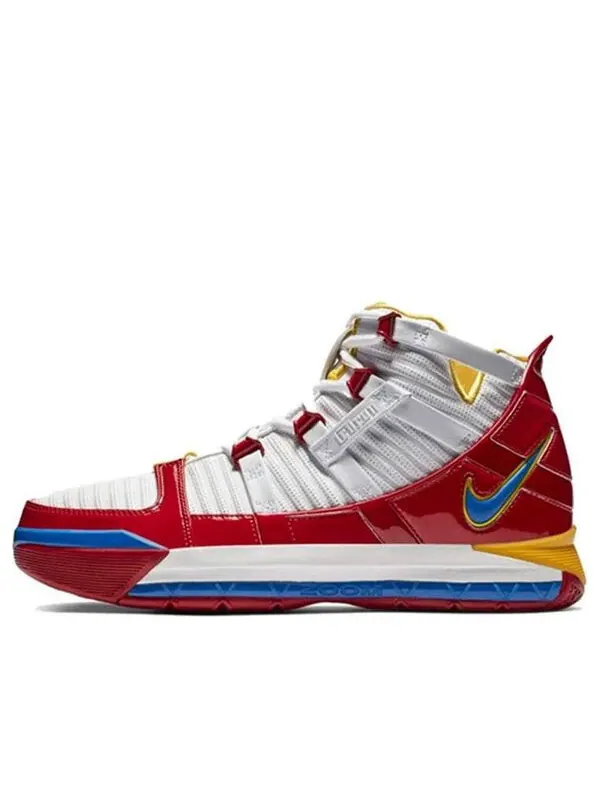 Кроссовки zoom lebron 3 Nike — изображение 1 из 4, белый/красный