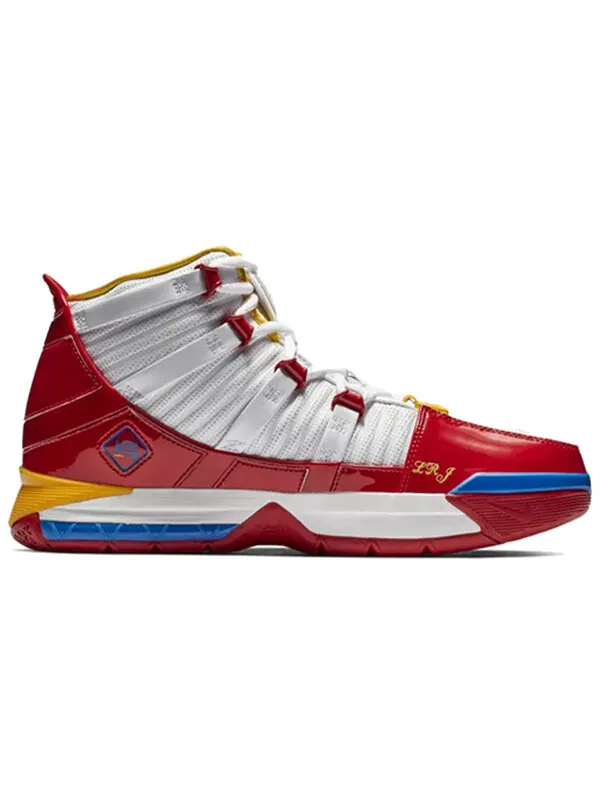 Кроссовки zoom lebron 3 Nike — изображение 2 из 4, белый/красный