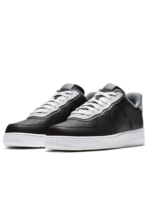 Кроссовки air force 1 low '07 lv8 'black pure platinum' Nike — изображение 3 из 4, черный