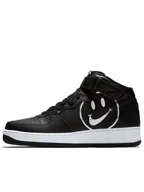Кроссовки air force 1 mid 'have a day - black' Nike — изображение 1 из 4, черный/белый