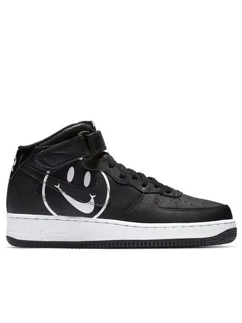 Кроссовки air force 1 mid 'have a day - black' Nike — изображение 2 из 4, черный/белый
