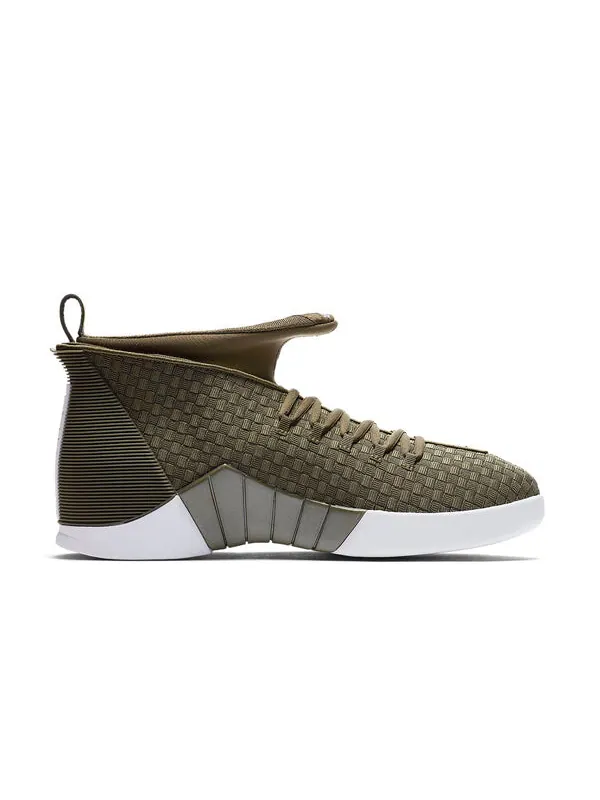Кроссовки psny x 15 ретро Air Jordan — изображение 2 из 4, оливковый/оливковый