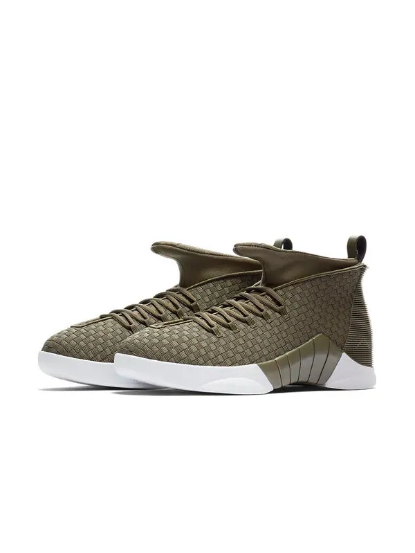Кроссовки psny x 15 ретро Air Jordan — изображение 3 из 4, оливковый/оливковый