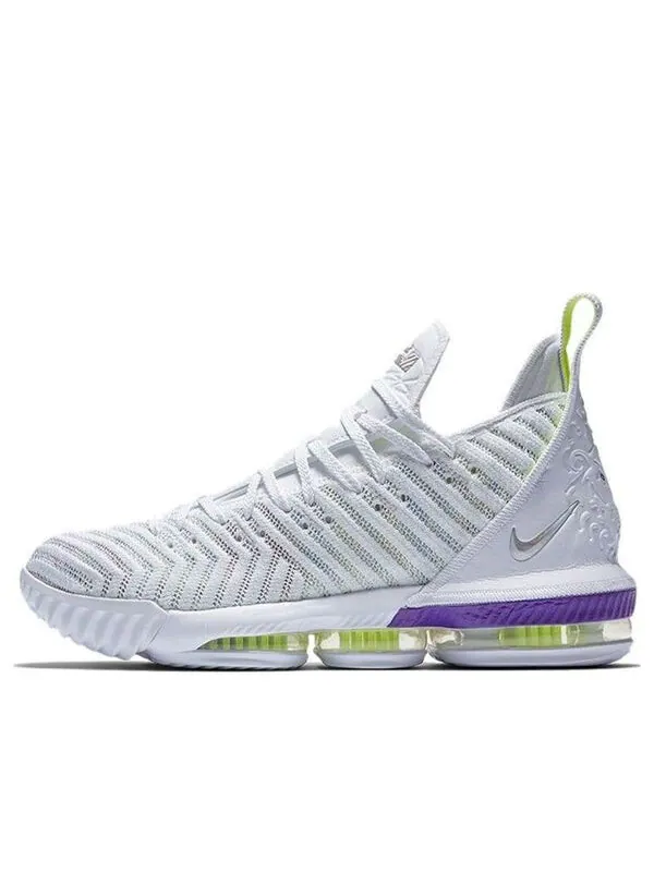 Кроссовки леброн 16 Nike — изображение 1 из 4, серебристый/белый