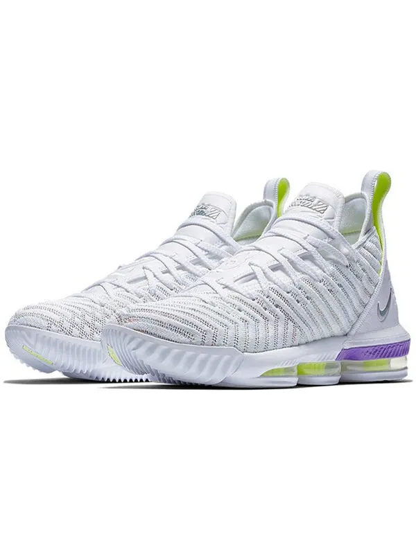 Кроссовки леброн 16 Nike — изображение 3 из 4, серебристый/белый