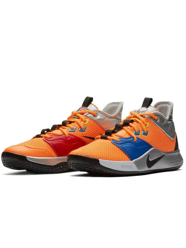 Кроссовки pg 3 nasa 3 оранжево- Nike — изображение 3 из 4, оранжевый/серый