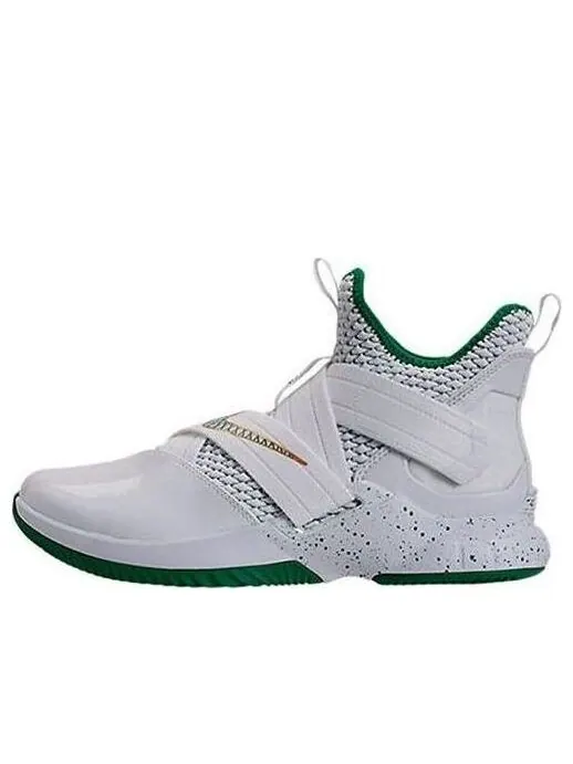 Кроссовки леброн солдат 12 Nike — изображение 1 из 4, белый/зеленый
