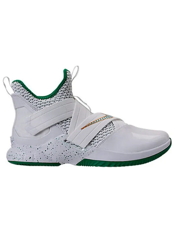 Кроссовки леброн солдат 12 Nike — изображение 2 из 4, белый/зеленый