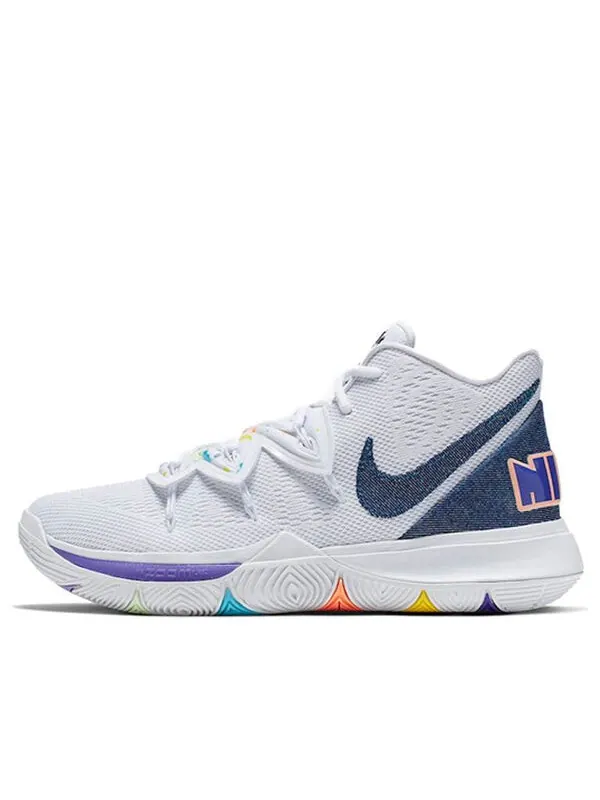 Кроссовки Nike Kyrie 5 EP 'Have a Nike Day' — изображение 1 из 4, белый/синий