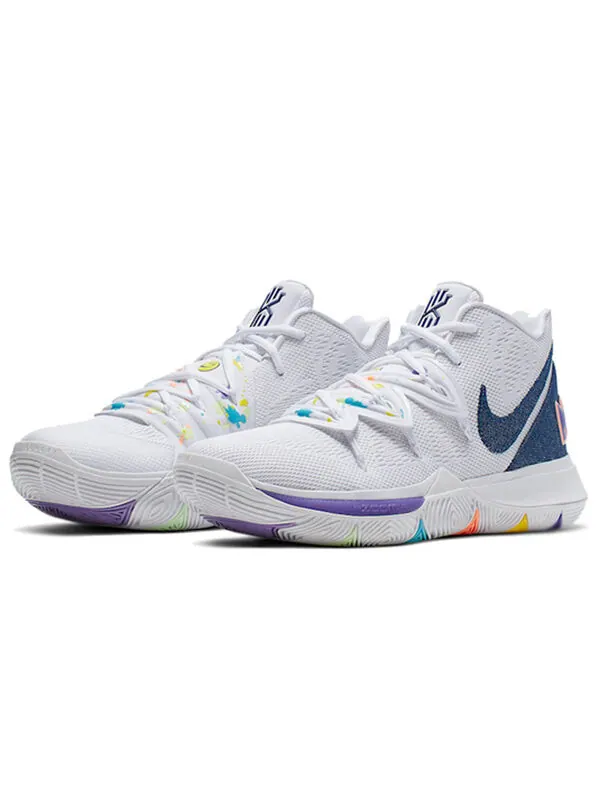 Кроссовки Nike Kyrie 5 EP 'Have a Nike Day' — изображение 3 из 4, белый/синий