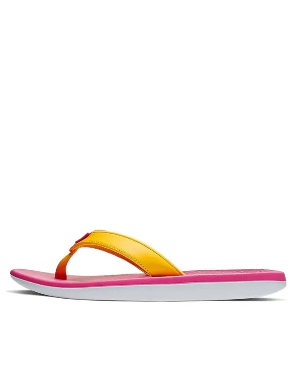 Тапочки bella kai thong pink/yellow Nike