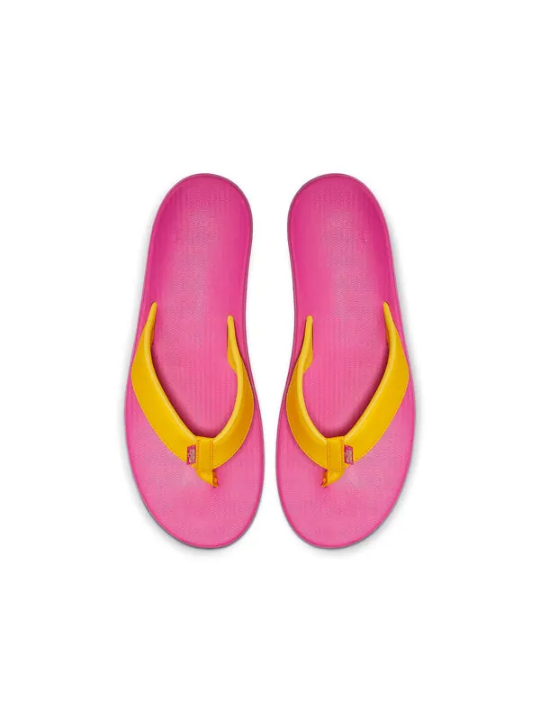 Тапочки bella kai thong pink/yellow Nike — изображение 3 из 4, розовый/желтый