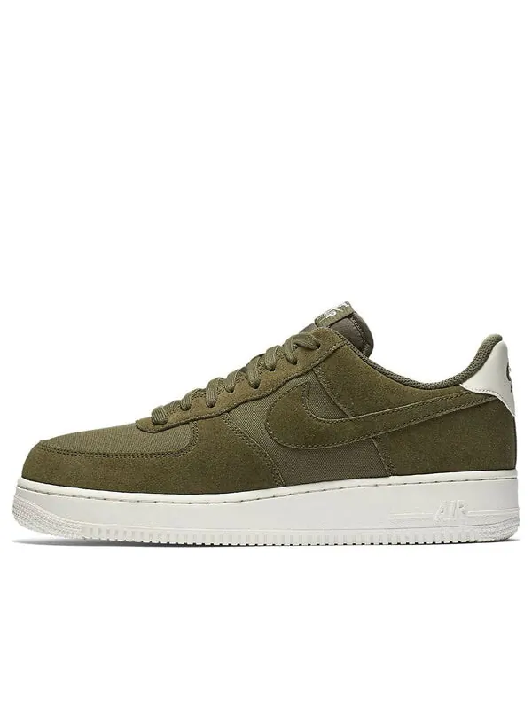 Кроссовки air force 1 '07 suede 'medium olive' Nike — изображение 1 из 4, зеленый/белый