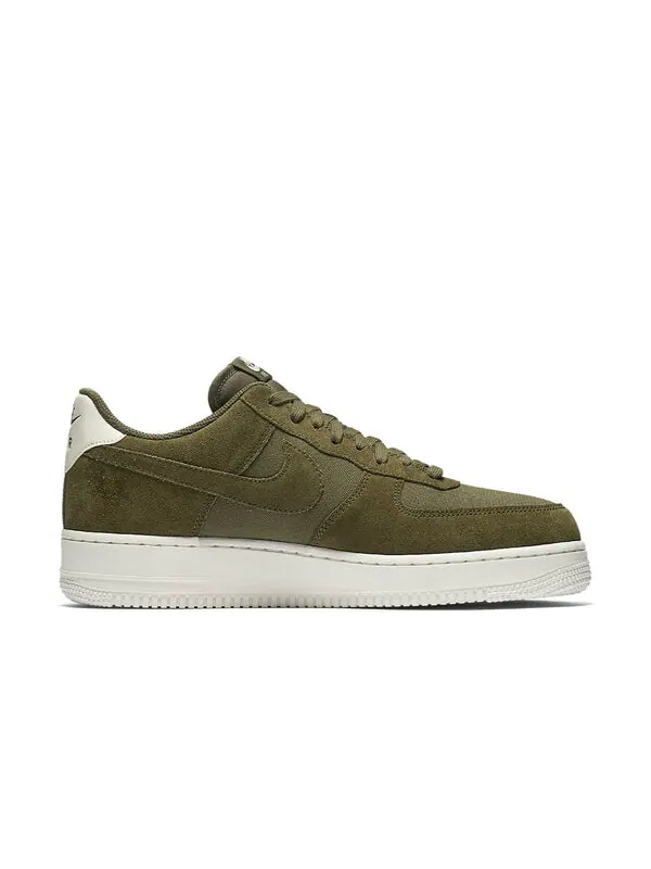 Кроссовки air force 1 '07 suede 'medium olive' Nike — изображение 2 из 4, зеленый/белый