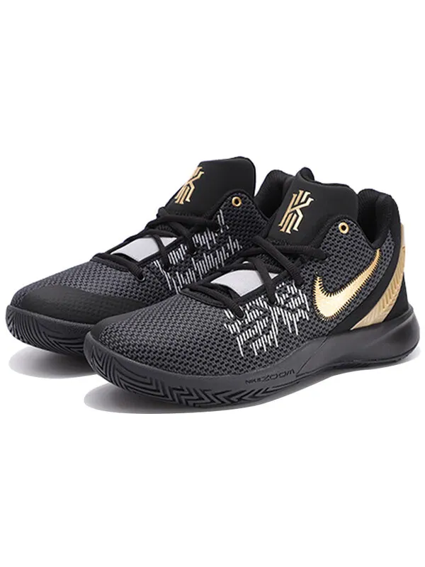 Кроссовки Nike Kyrie Flytrap 2 EP 'Metallic Gold Black' — изображение 2 из 4, черный/золотистый
