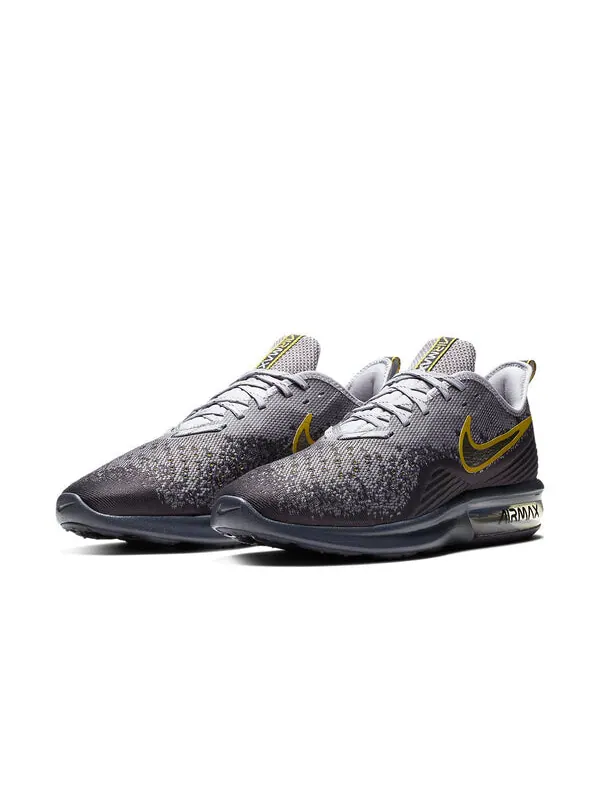 Кроссовки air max sequent 4 Nike — изображение 3 из 4, серый/желтый
