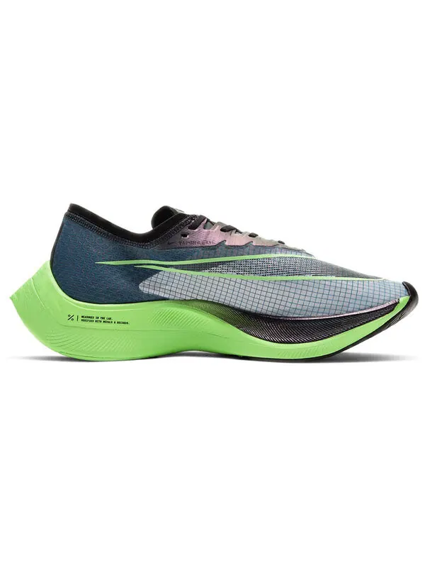 Кроссовки zoomx vaporfly next% Nike — изображение 2 из 4, синий/черный/зеленый