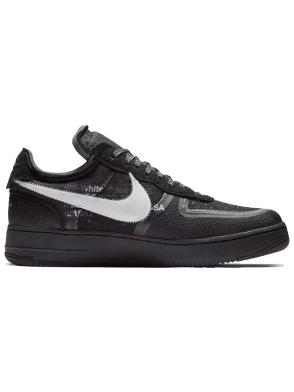 Кроссовки x off white air force 1 low Nike — изображение 2 из 4, черный/белый--черный
