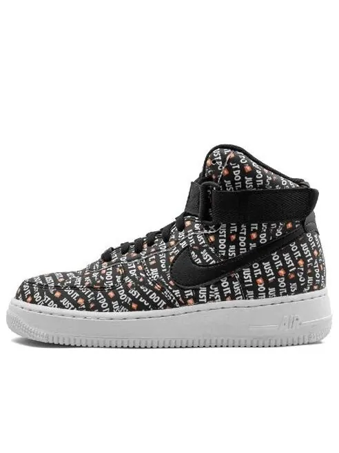 Кроссовки air force 1 высокие Nike — изображение 1 из 4, черный-белый-оранжевый
