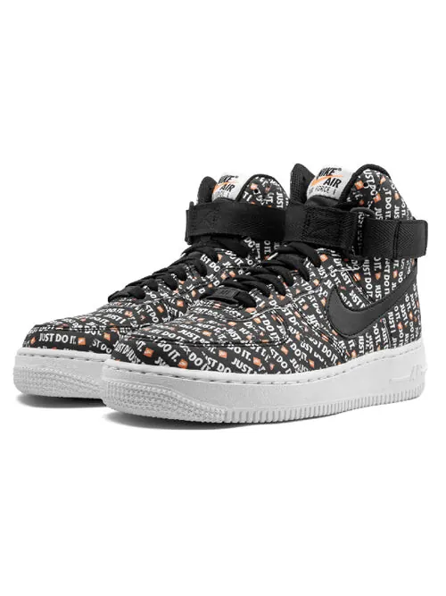 Кроссовки air force 1 высокие Nike — изображение 3 из 4, черный-белый-оранжевый